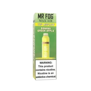 Mr Fog Max Air Banana Green Apple – 3000 Puffs - Image 1