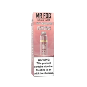 Mr Fog Max Air Strawberry Dough Ring – 3000 Puffs - Image 1
