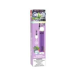 Mr Fog Max Pro Raspberry Dark Berries On Ice Disposable – 2000 Puffs - Image 1