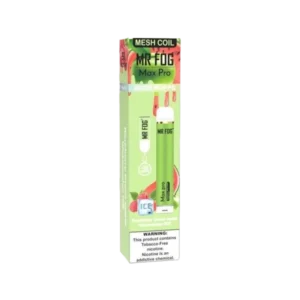 Mr Fog Max Pro Raspberry Green Apple Watermelon On Ice Disposable – 2000 Puffs