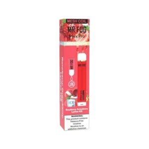 Mr Fog Max Pro Raspberry Strawberry Lychee On Ice Disposable – 2000 Puffs - Image 1