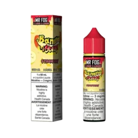 Strawberry Mr Fog E Liquid Banana Steezy Series 60ml