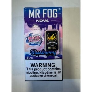 Blueberry Mr Fog Nova Magic Cotton 36000 Puffs Disposable Vape 1 Blueberry Mr Fog Nova Magic Cotton