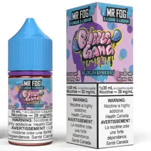 Blue Razz - Mr Fog Bubble Gang Salt E-Liquid - 30Ml 1 Blue Razz - Mr Fog Bubble Gang Salt E-Liquid - 30Ml - Image 1