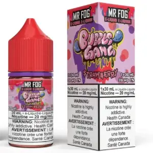 Strawberry - Mr Fog Bubble Gang Salt E-Liquid - 30Ml - Image 1
