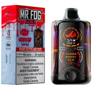 Mr Fog Aura Cherry Kiss 60K Puffs Disposable Vape - Image 1