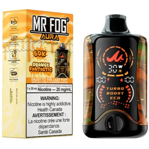Mr Fog Aura Orange Fantastic 60K Puffs Disposable Vape
