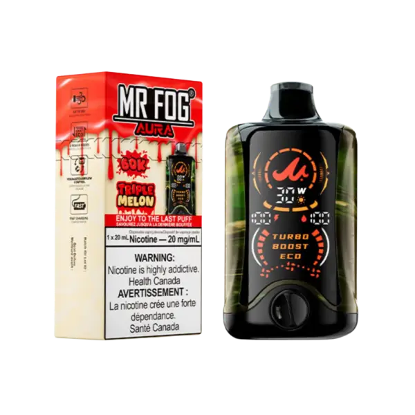 Mr Fog Aura Triple Melon 60K Puffs Disposable Vape