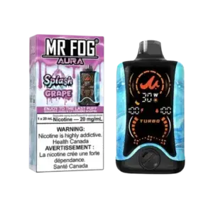 Grape Mr Fog Aura Splash 60K Puffs Disposable Vape 1 Grape Mr Fog Aura Splash 60K Puffs Disposable Vape - Image 1
