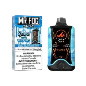 Blue Raspberry Mr Fog Aura Splash 60K Puffs Disposable Vape