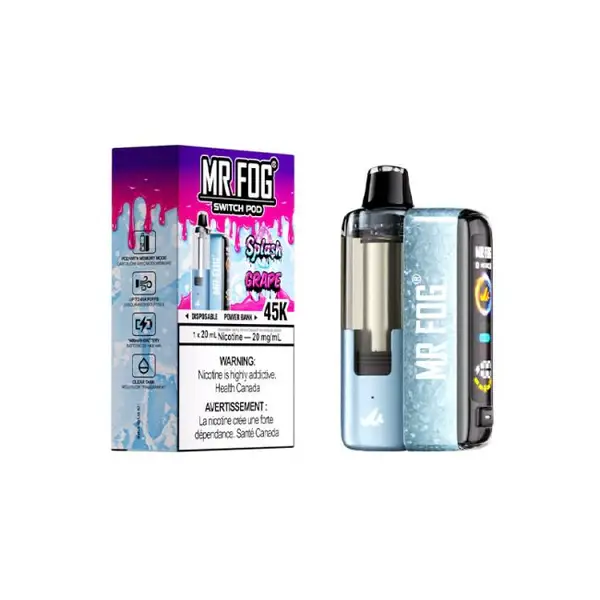 Grape Splash Edition Mr Fog Switch Pod Vape Kit