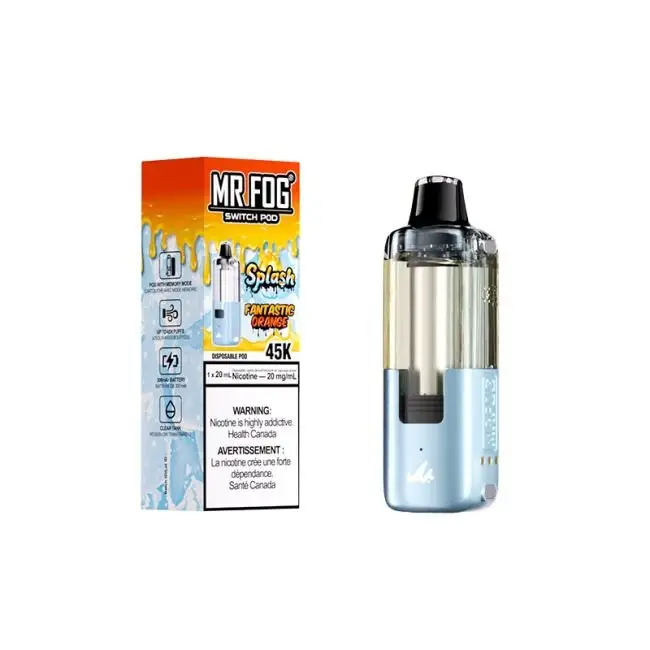 Fantastic Orange (Splash Edition) Mr Fog Switch 45000 Puffs Disposable Vape - Pods Only
