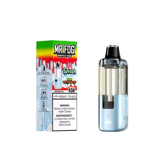 Sour Watermelon (Splash Edition) Mr Fog Switch 45000 Puffs Disposable Vape
