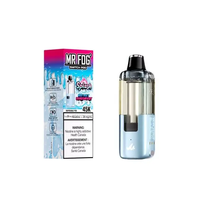 Red Volt Dragon Fruit (Splash Edition) Mr Fog Switch 45000 Puffs Disposable Vape - Pods Only
