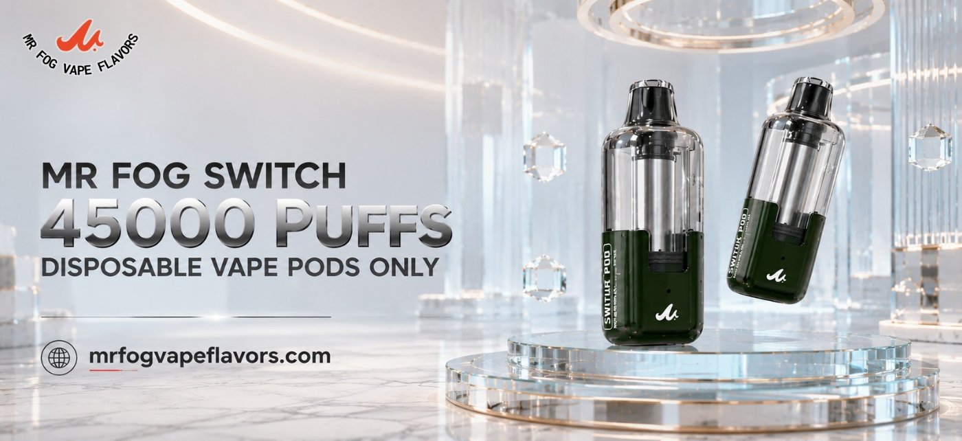 Mrfogvapeflavors Mr Fog Switch 45000 Puffs Disposable Vape Pods Only