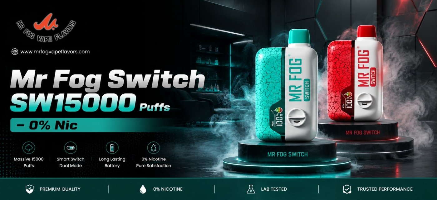 Mrfogvapeflavors Mr Fog Switch Sw15000 Puffs – 0 Nic
